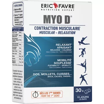 Eric Favre Myo D Muscle Contraction 30 Tablets