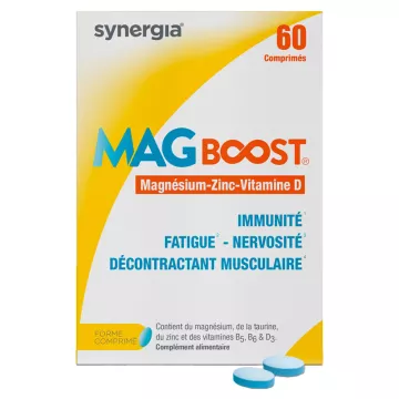 Synergia Mag Boost magnésium liposomal 60 comprimés