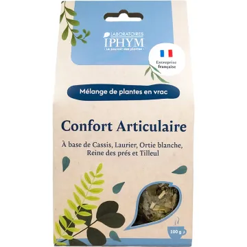  Tisane Confort Articulaire Iphym Mélange de Plantes en Vrac 100 g