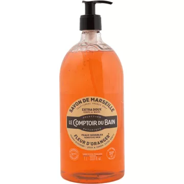 Le Comptoir du Bain Savon de Marseille Extra-Mild Orangenblüte