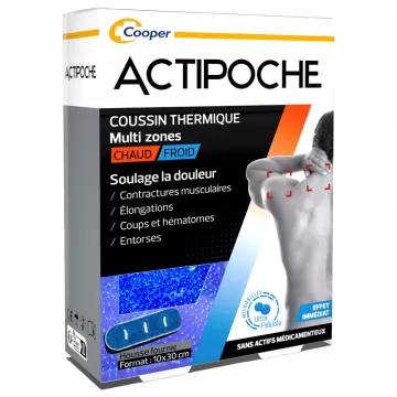 Actipoche Multizone Thermal Microbead Cushion 10 x 30 cm