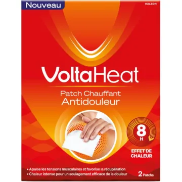 VoltaHeat Patch aquecido para alívio da dor 8H x2
