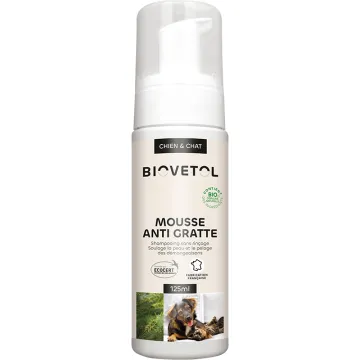 Biovetol Organic Anti-Scratch Foam Dog & Cat 125 ml