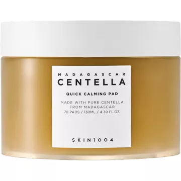SKIN1004 Madagascar Centella Calmante Rápido 70 Compresas 130 ml