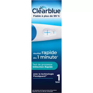 Prueba de embarazo rápida Clearblue