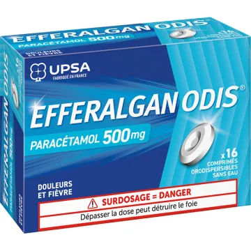 Efferalgan ODIS Paracetamol 500 mg, 16 tablets 