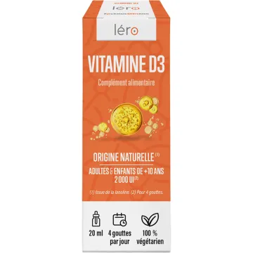 Léro Vitamina D3 de origen vegetal 20 ml