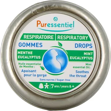 Puressentiel Respiratório Gomas de garganta calmantes