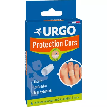 Urgo Schutz Hühneraugen Digitubes Vorgeschnitten Box von 4