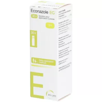 Econazole 1% Solução para aplicação cutânea EG