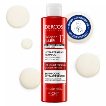 Dercos Collagen Filler 17 Champô Ultra-Reparador 200ml