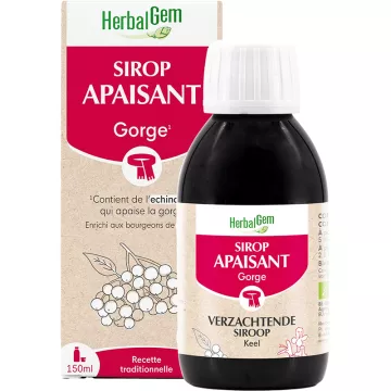 Herbalgem Jarabe calmante para la garganta BIO 150 ml