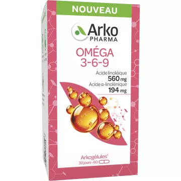 Arkogélules Omega 3-6-9 60 cápsulas