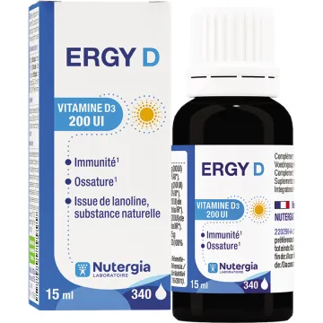 Ergy D Nutergia Vitamina D3 200 UI 15 ml
