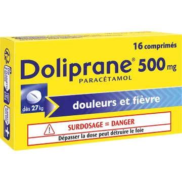 DOLIPRANE Paracetamolo 500 mg 16 compresse