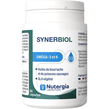 Synerbiol Nutergia Omega 3-6 60 capsules