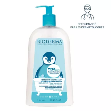 ABCDerm Холодный крем Очищающий крем Bioderma 1L