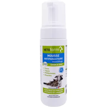 Vetoform Repelente de Insectos Antiparasitários pipetas 3 x2 ml cão 15-30 kg