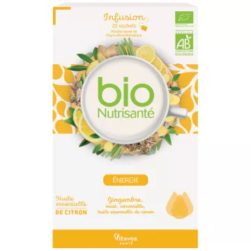 Vitavéa Infusion Bio Energie Kruidenthee 20 Zakjes