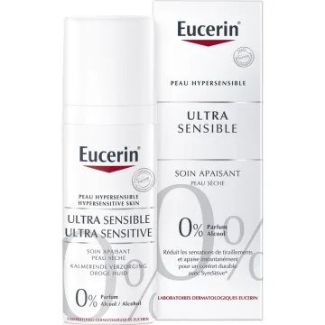 Eucerin UltraSensible Soothing Care for Dry Skin, Fragrance-Free, 50 ml