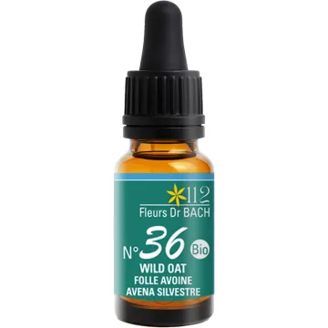 Bach Flower Remedies Wild Oats 10ml Inebios Wild Oat N°36