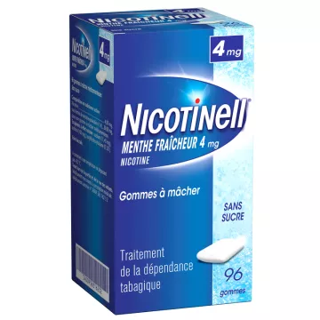 Nicotinell Mint Chewing sugarless 4MG 96 Raucherentwöhnung