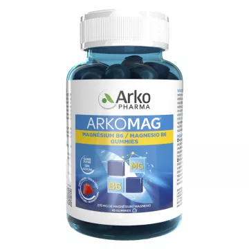 Arkomag Gummies Magnésium Vitamine B6 45 Gummies