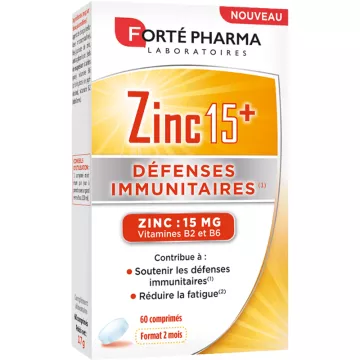 Forte Pharma Zink 15+ Doos van 60 tabletten