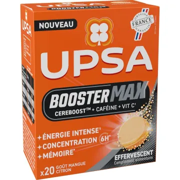 UPSA Booster Max Mango-Lemon 20 effervescent tablets