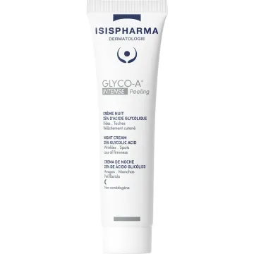 Isispharma Glyco-A Intense Peeling Crème de Nuit 25 % Acide Glycolique 30 ml