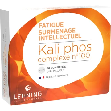 Lehning Kali Phos Complex 100 Sobrecarga Intelectual