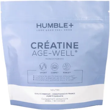 Humble+ Creatina+ Monohidrato Age-Well Neutro 306 g