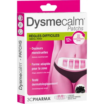 Dismecalm Períodos Difíciles 3C Pharma 3 parches 