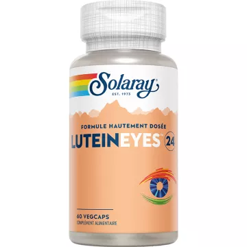 Solaray Lutein Eyes Fomule Hautement Dosée 24 mg 60 gélules végétales