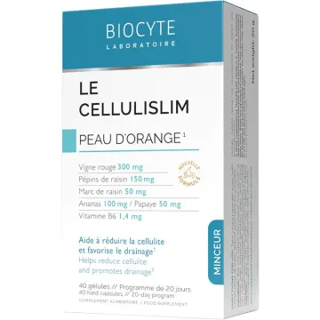 Biocyte Le Cellulislim Peau d'Orange 40 gélules