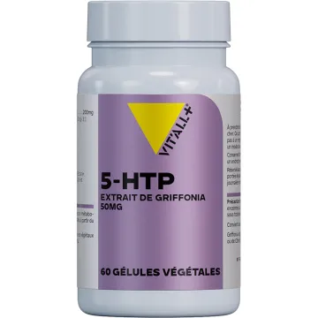 Vitall+ 5-HTP Extrait de Griffonia 50 mg en gélules