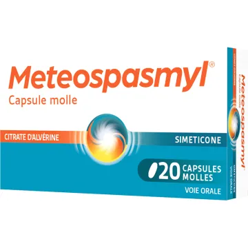 Meteospasmyl douleurs digestives 20 capsules