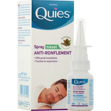 Quies Snoring Pine Eucalyptus Spray Nasal 15 ml