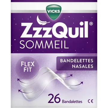 Полоски для сна ZzzQuil для носа x26