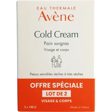Avene Pan Supergraso al Cold Cream 2x100 g