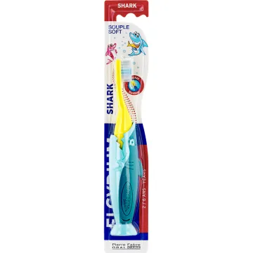 Elgydium Shark Toothbrush for children from 2 to 6 years old