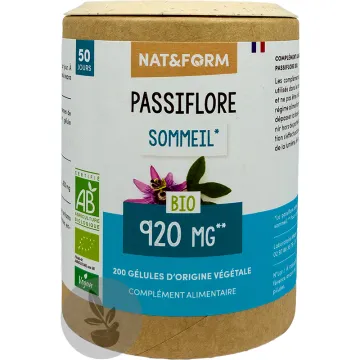 Nat & Form Passionsblume Bio 200 vegetarische Kapseln Eco 