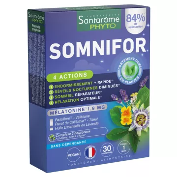 Santarome Somnifor 4 Actions 30 Comprimés