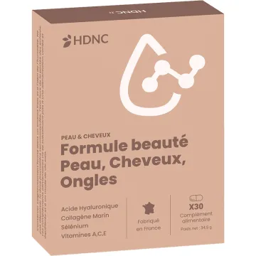 HDNC Beauty Formula Piel Uñas Cabello 30 comprimidos