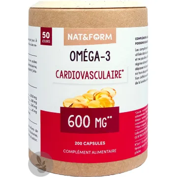 Nat & Form Omega-3 200 Kapseln
