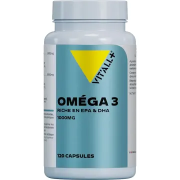 Vitall+ Omega 3 Fish Oil 1000mg capsules