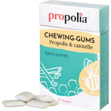 Propolia Chewing Gum Propolis & Cannelle 25 dragées