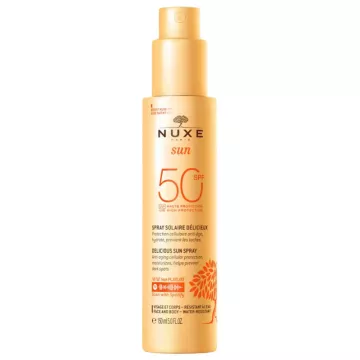 Nuxe Sun spray para rosto e corpo SPF50