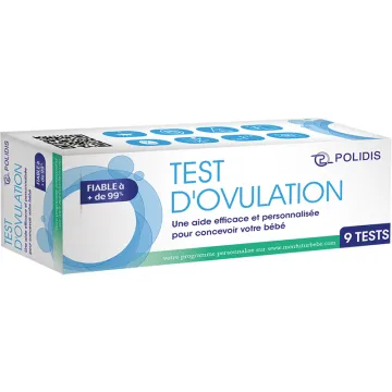 Тест на овуляцию Polidis Коробка из 9 штук  