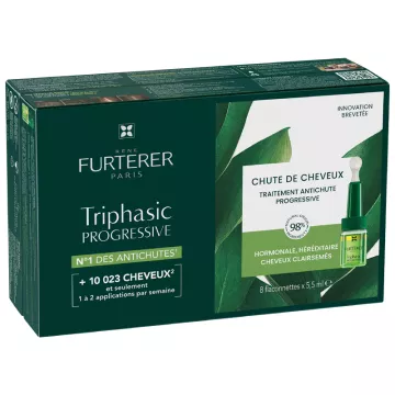 Rene Furterer Triphasic Progressive Herbst-Festhalten-Serum-Flasche 8